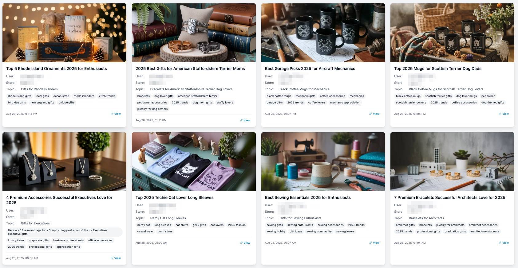 BlogneticAI example articles